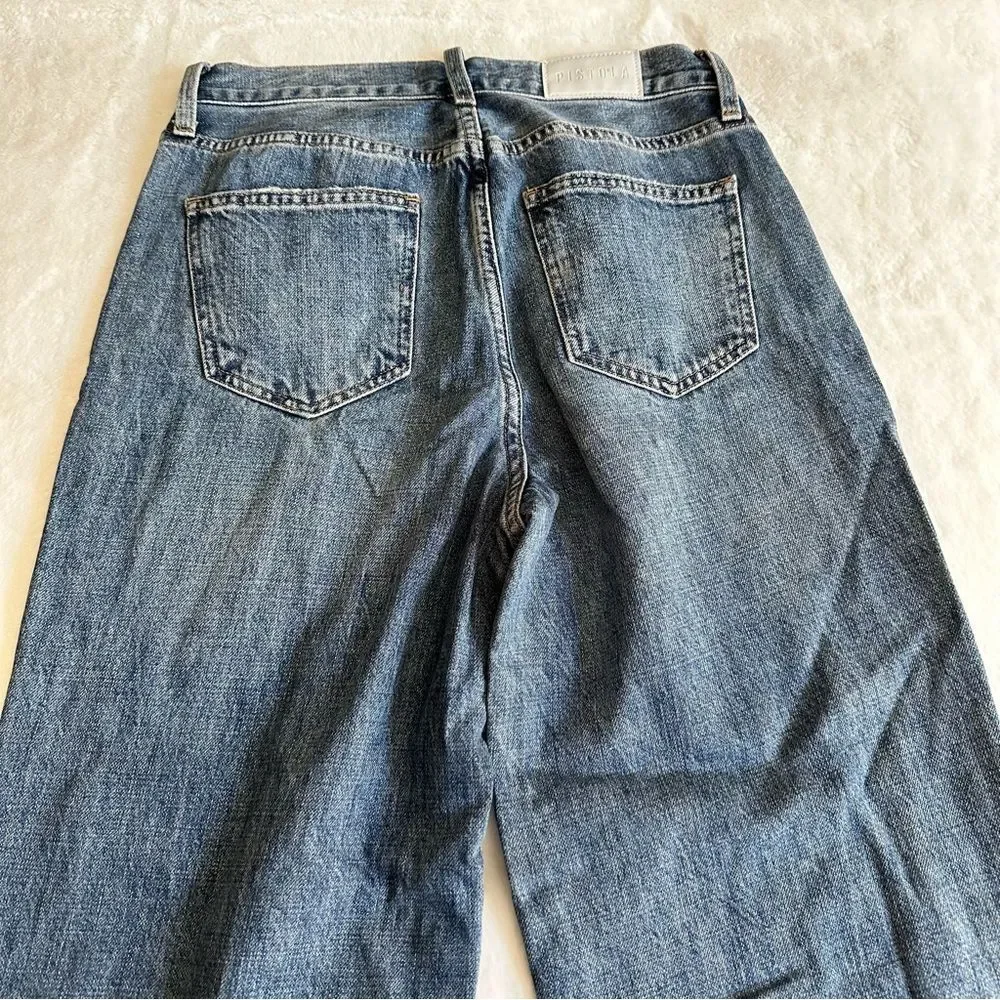 Pistola High Rise Wide Leg Jeans Size 25